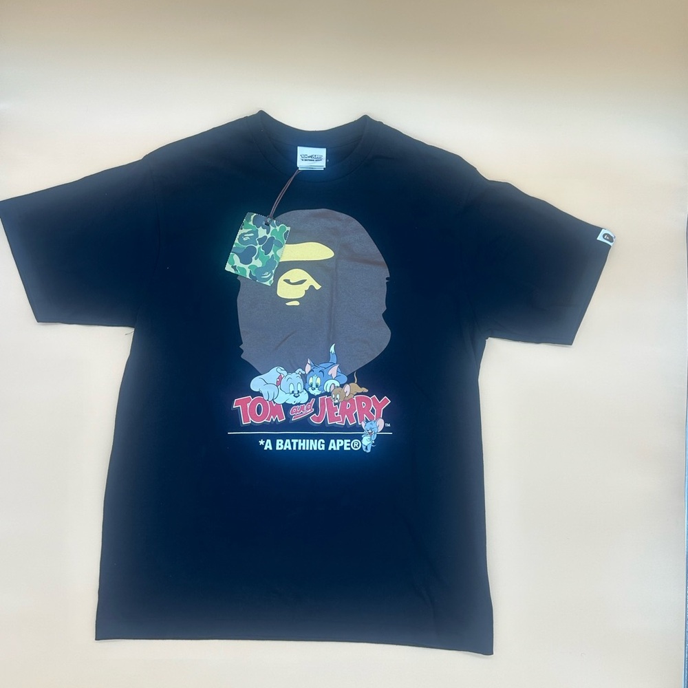 Kids Tom and Jerry Black T-Shirt